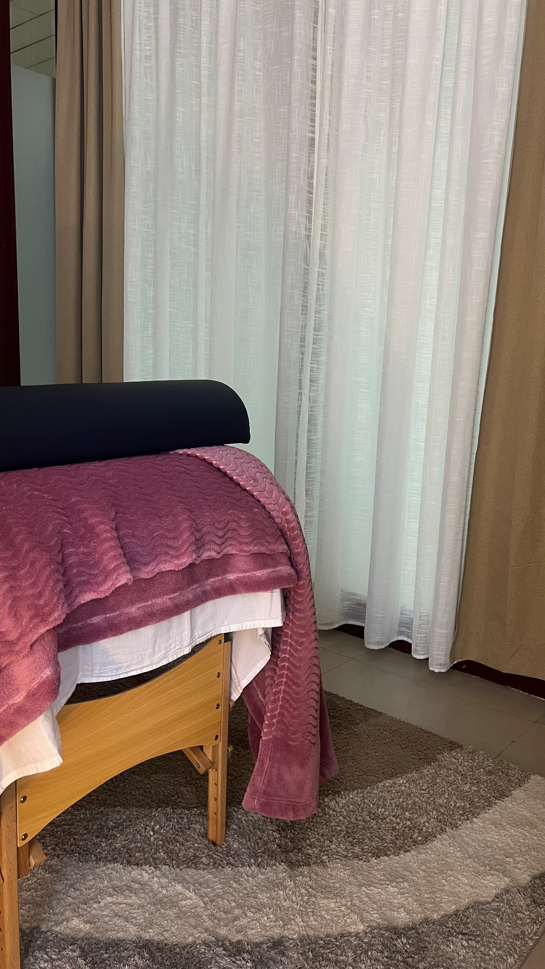 Marquesa preparada para a sessão de terapia