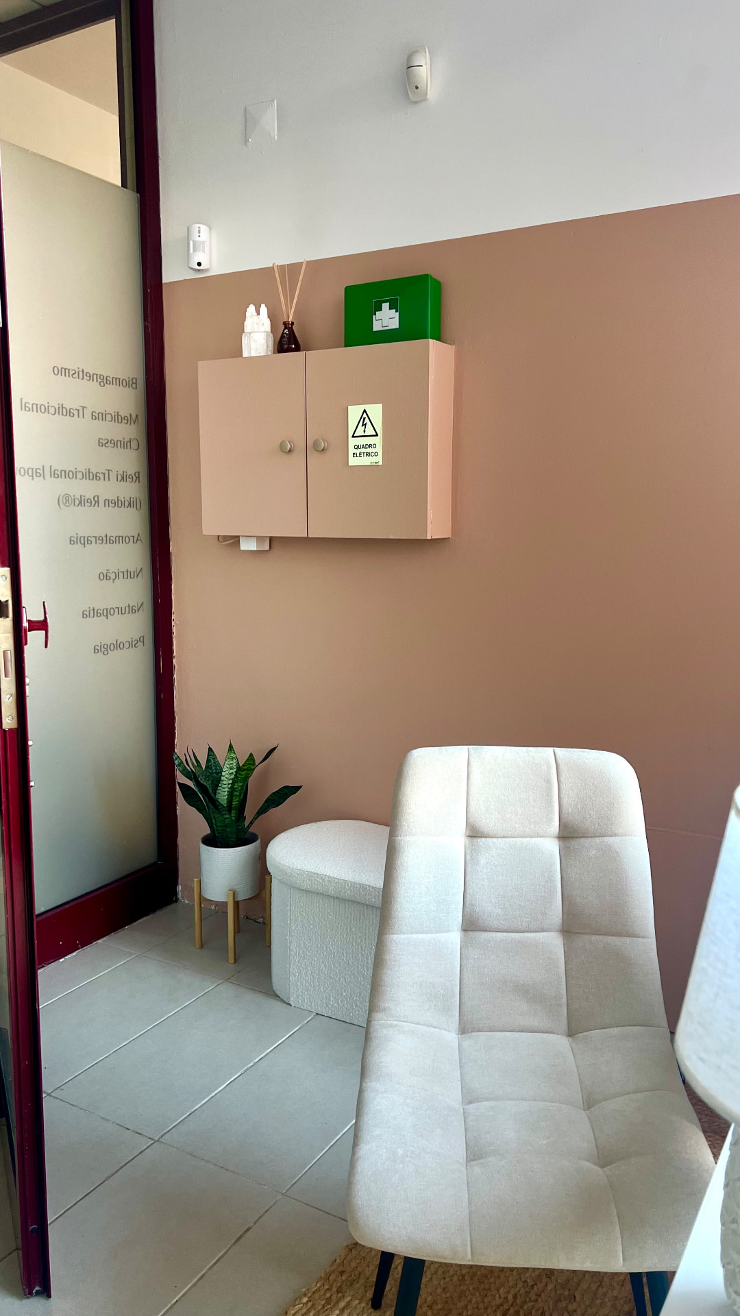 Sala de espera do consultório